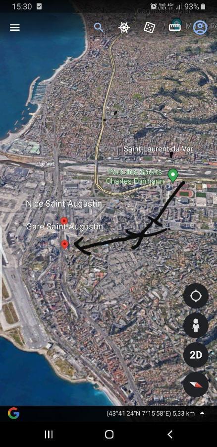 Appartements Renove 2023 Proche Aeroport 5Min, Gare Sncf 2 Min, Tramway Au Pied De L'Immeuble , Parking Possible, Renovated Apartments 2023 Near The Airport 5 Min, Train Station 2 Min, Tram Next To The Building 1 Min, Parking Possible Niza Exterior foto