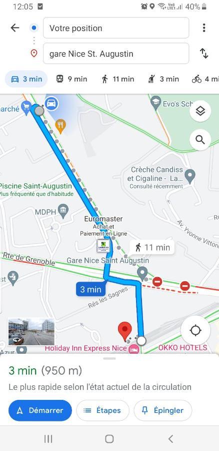 Appartements Renove 2023 Proche Aeroport 5Min, Gare Sncf 2 Min, Tramway Au Pied De L'Immeuble , Parking Possible, Renovated Apartments 2023 Near The Airport 5 Min, Train Station 2 Min, Tram Next To The Building 1 Min, Parking Possible Niza Exterior foto